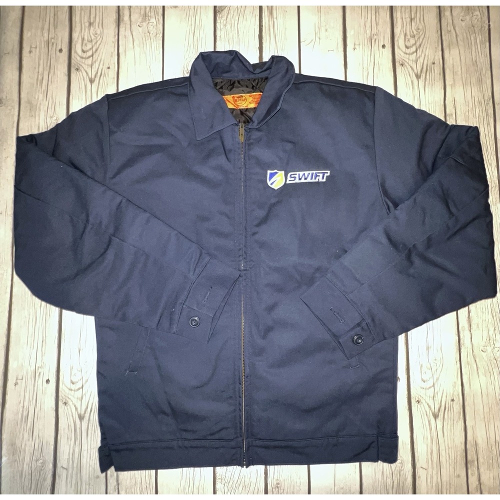 Swift Transportation/Trucking-Mens Zip-Up Employee Jacket Small
